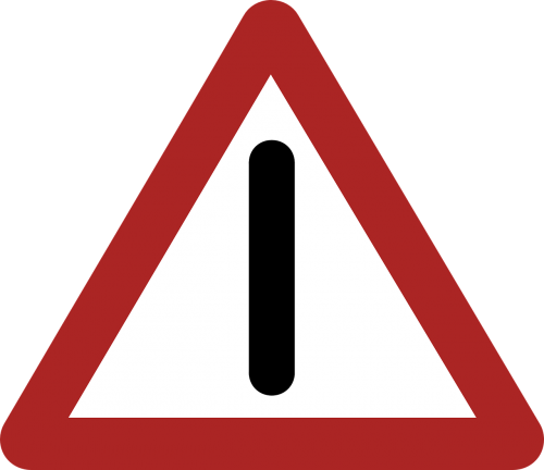 danger warning roadsign germany