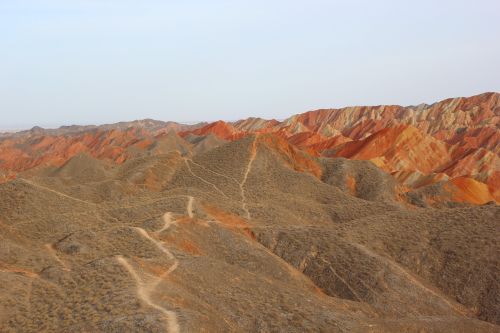 danxia scenery mountain