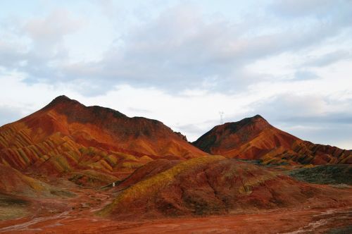 danxia northwest colorful