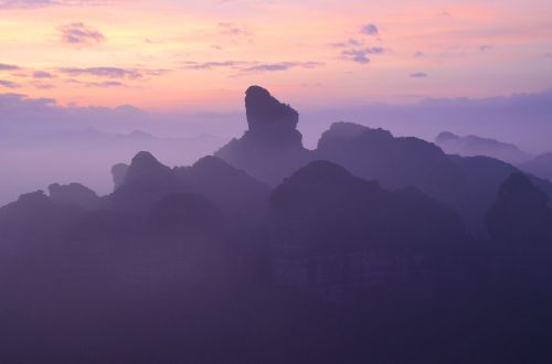 danxia mountain sunrise views