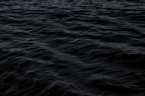 dark lake ocean