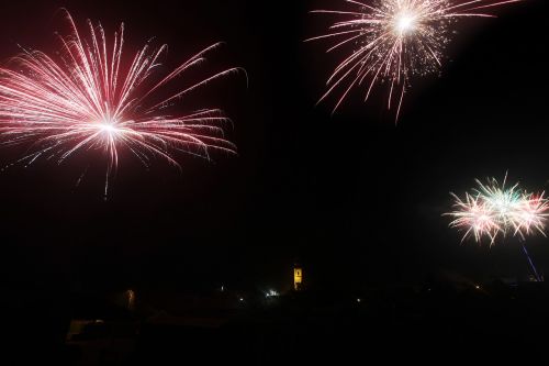 dark night fireworks