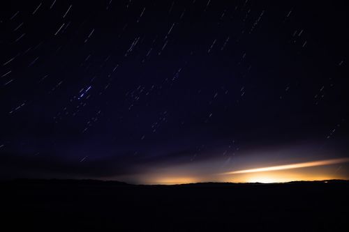 dark night sky stars