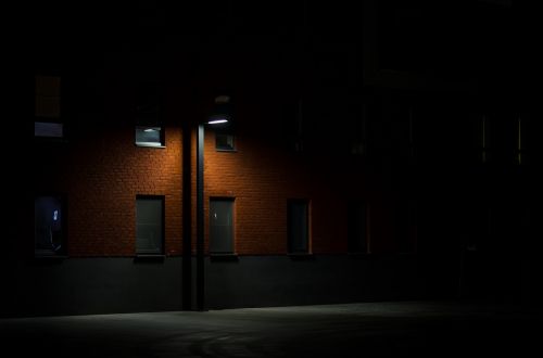 dark night alley