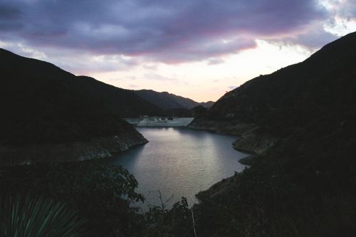 dark sunset clouds