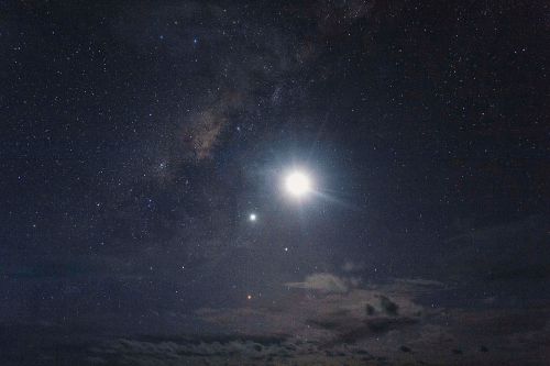 dark night sky stars