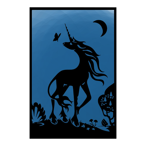 dark  unicorn  tarot