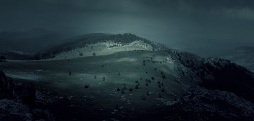 dark darkness mountains