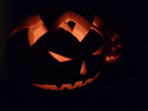 dark pumpkin halloween