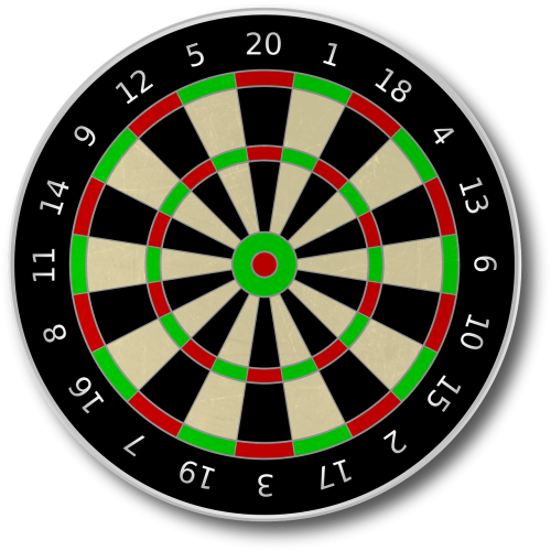 dart board darts target