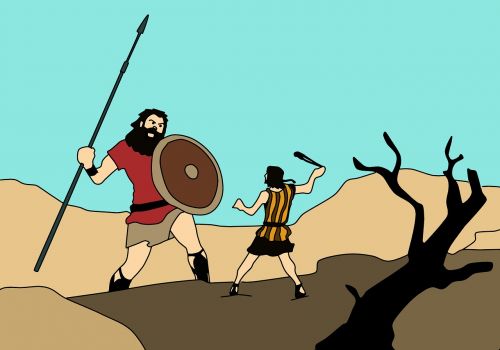 david and goliath bible strength