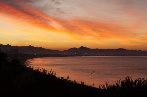 dawn manzanillo beach