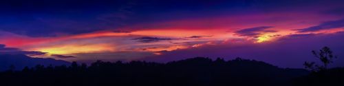 dawn panorama twilight