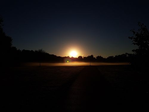 dawn sunrise nature