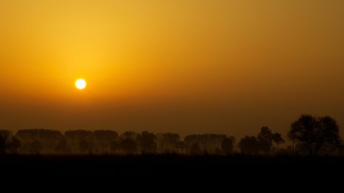 dawn  sun  landscape