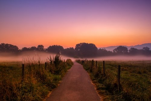 dawn  haze  ground fog