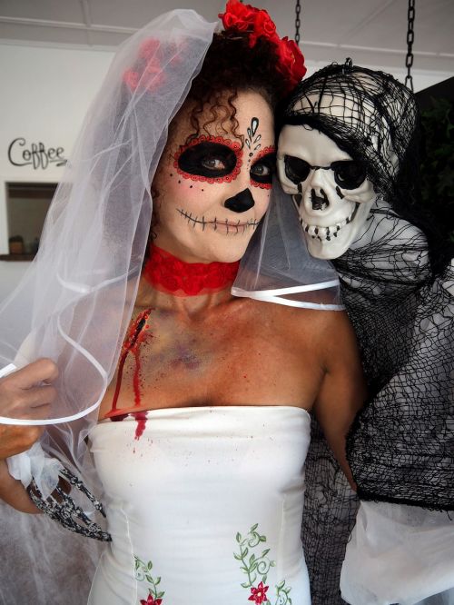 day of the dead halloween costume skeleton