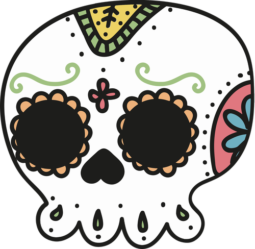 day of the dead  mexico  skull