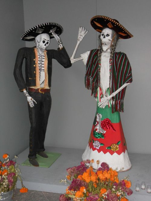 day of the dead mexico skeleton