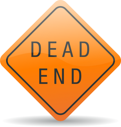 dead-end road sign roadsign