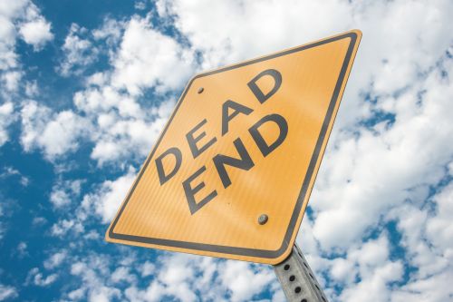 dead end sign cul-de-sac