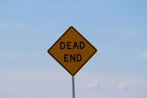 dead end sign symbol