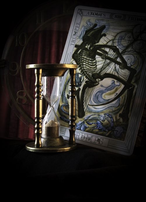 death hourglass tarot