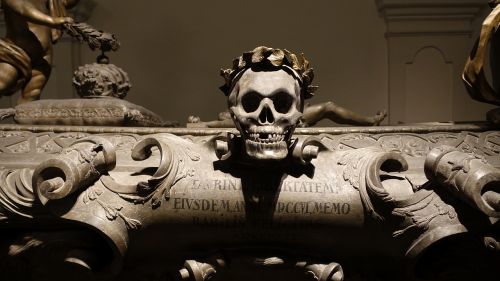 death coffin skull and crossbones
