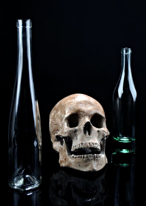 death skull glass