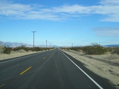 death valley desert road