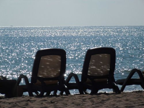 deck chair beach holiday