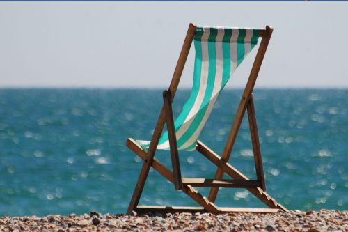 deckchair summer ocean