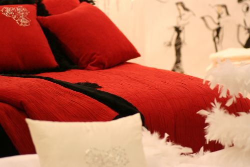 decor sofa red