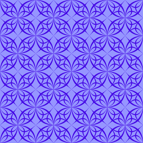 decor pattern blue