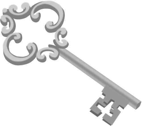 decorated key lock