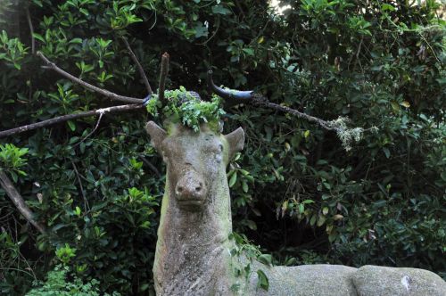 Decorated Deer Statue