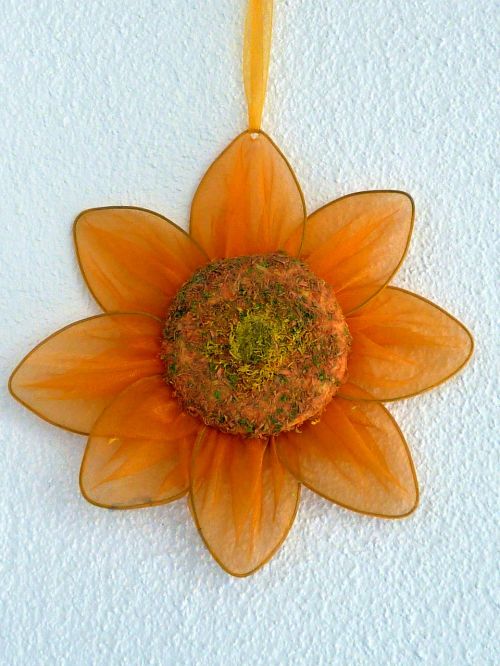 decoration flower orange