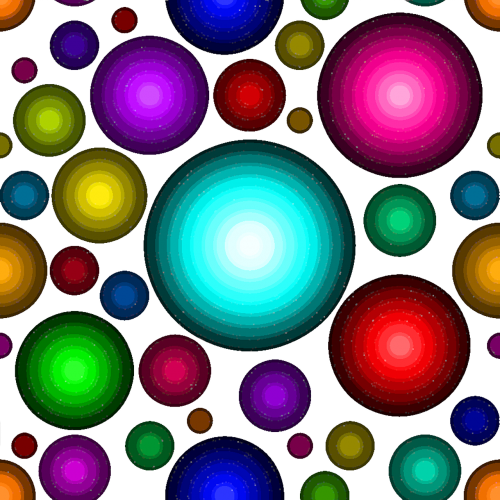decorative bubbles circles