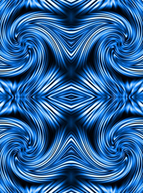 Decorative Blue Pattern