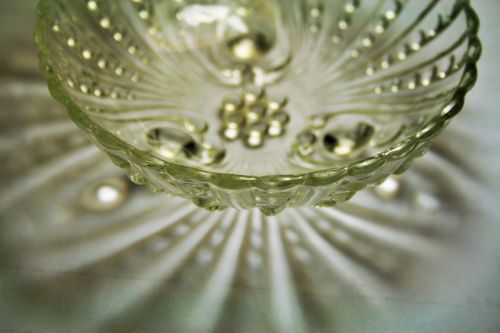 Decorative Glass Bowl Reflecting