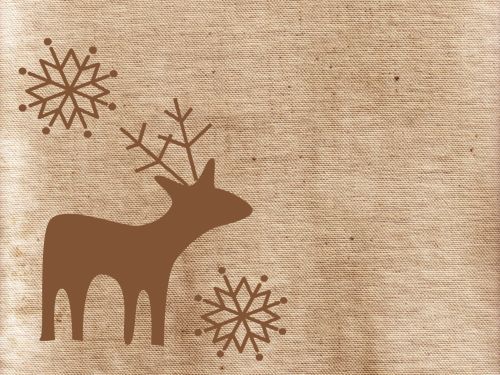 Deer On Fabric