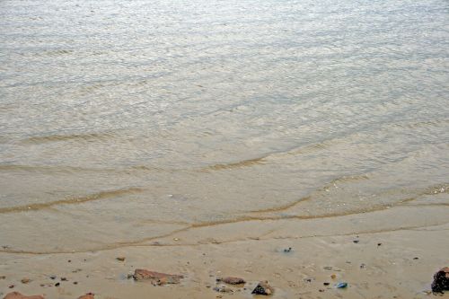 Delicate Waves On The Shore