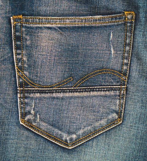 denim jeans pocket