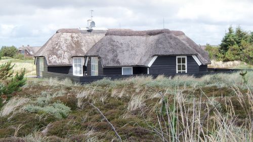 denmark reed thatched home