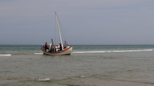 denmark  the west coast  sea