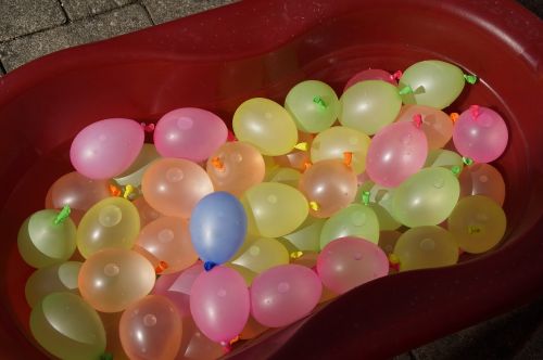 depth charges water balloons water