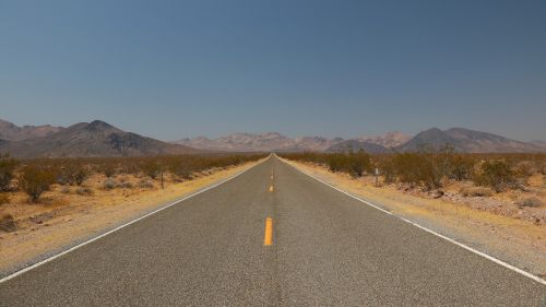 desert road straight