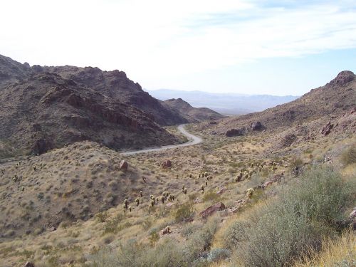 desert road landscape