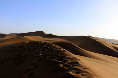 desert in xinjiang footprint