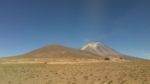 desert bolivia the volcano